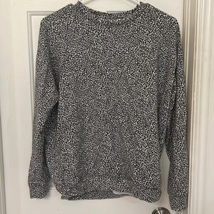 ATHLETA Cheetah Print Pullover Sweater